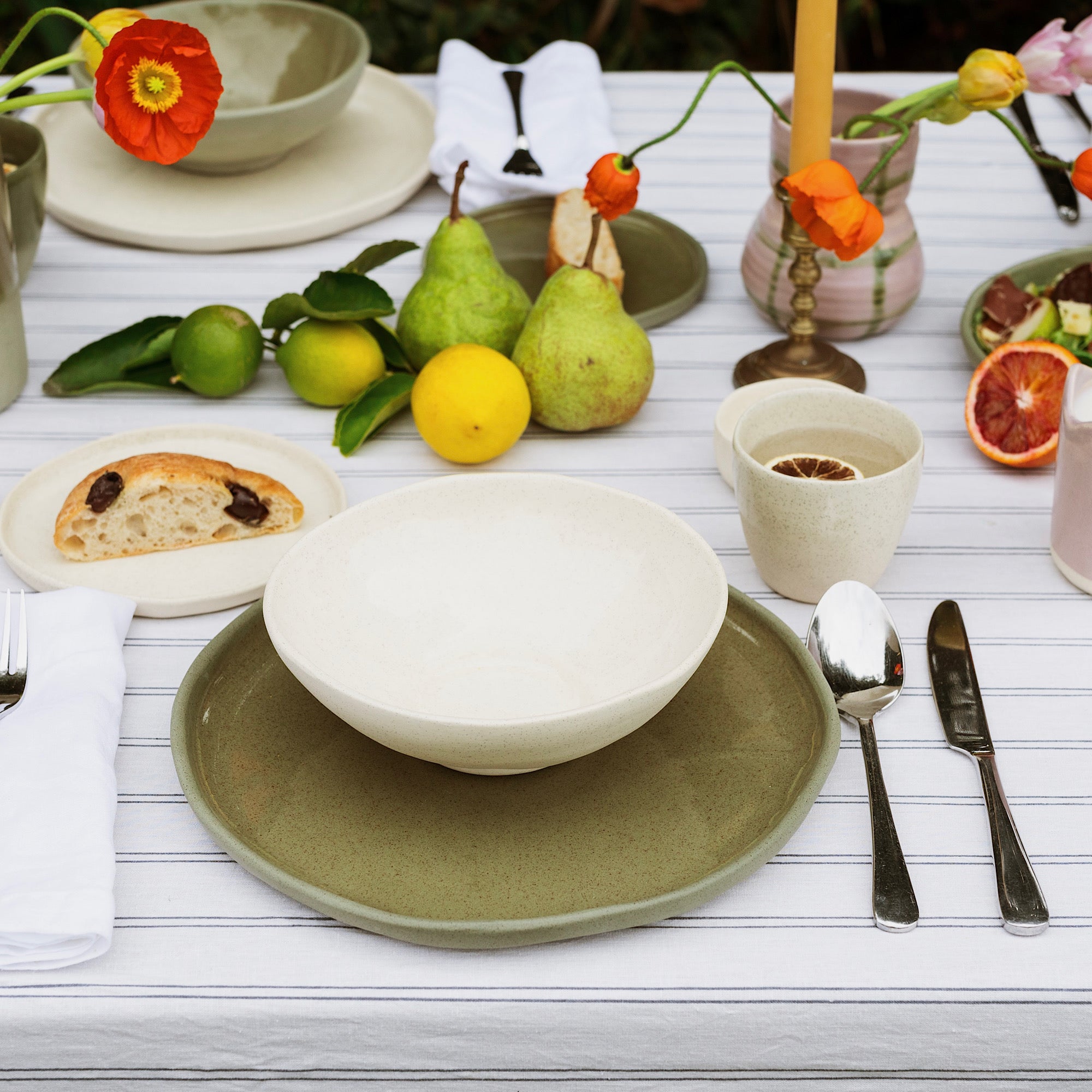 Tableware Set, Oatmeal – JS Ceramics NZ