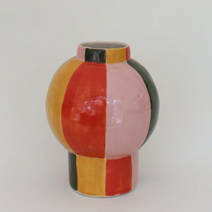 Orb Vase, Checkered