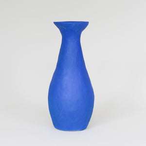 Tall Vase, Matte Cobalt