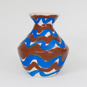 Classic Vase, Cobalt Wave