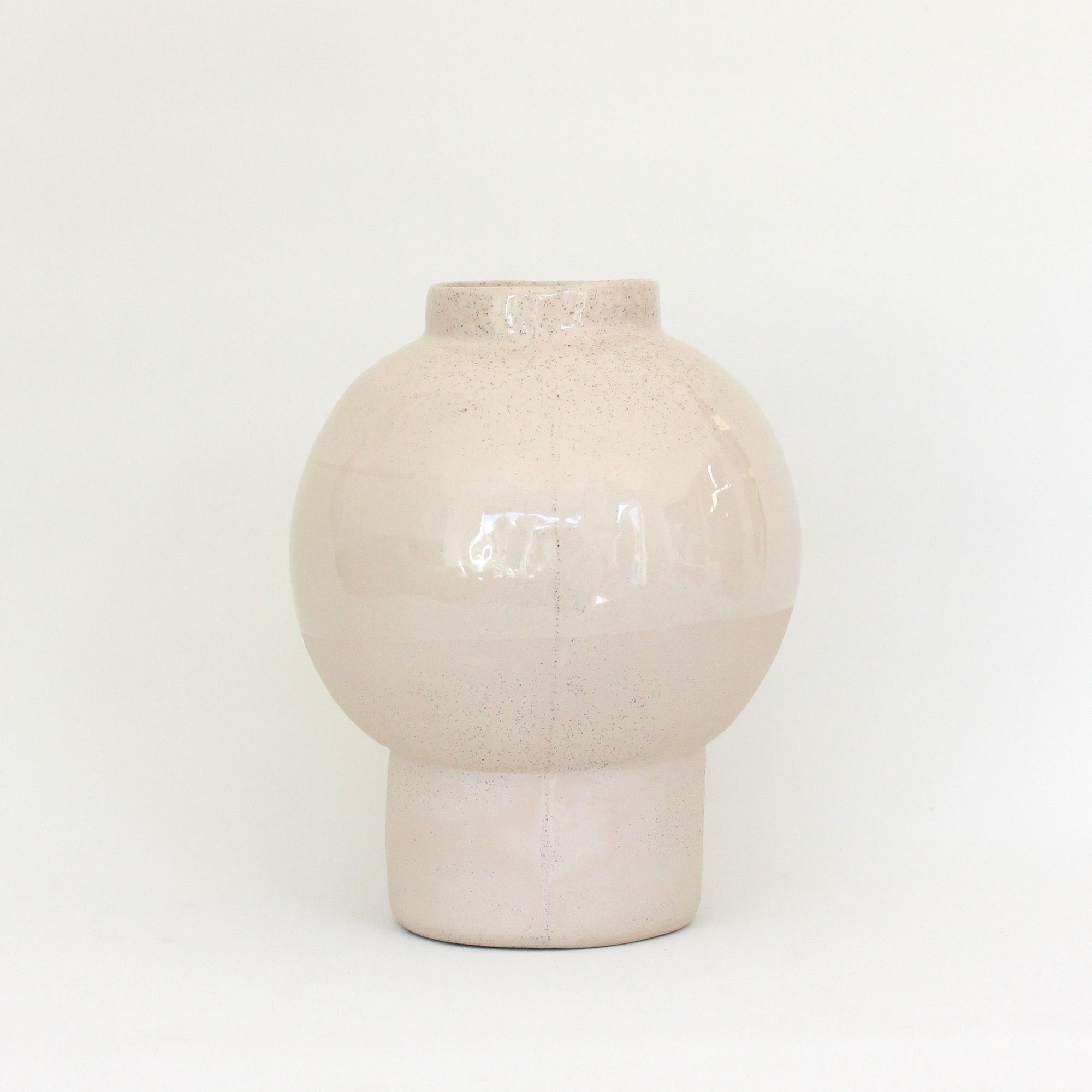 Orb Vase, Oatmeal