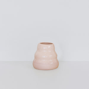 Wave Vase, Pink Sand
